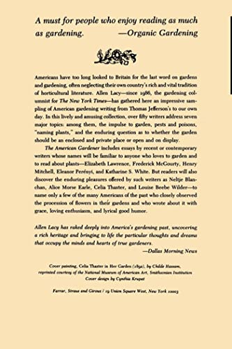 The American Gardener: A Sampler