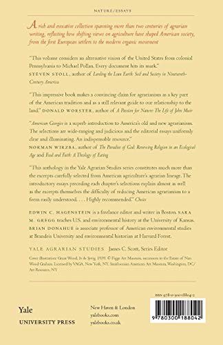American Georgics: Writings on Farming, Culture, and the Land (Yale Agrarian Studies Series)