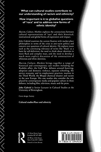 Racism, Culture, Markets