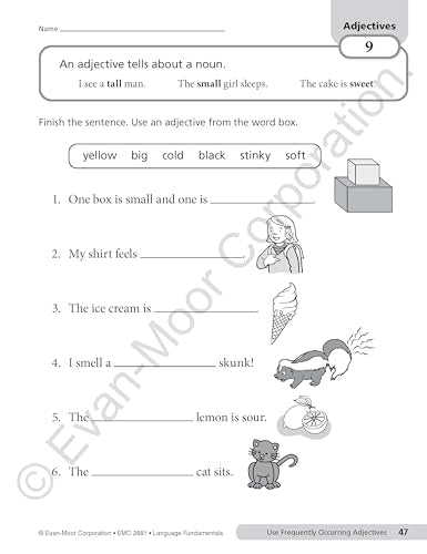 Language Fundamentals, Grade 1