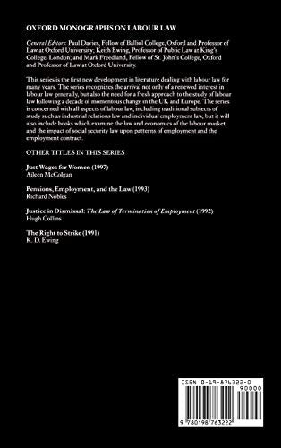 Women and the Law (Oxford Labour Law)