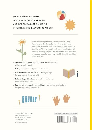 The Montessori Toddler: A Parent's Guide to Raising a Curious and Responsible Human Being (The Parents' Guide to Montessori, 1)
