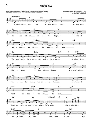 The Praise and Worship Fake Book: 400+ Contemporary and Traditional Songs for C Instruments  Sheet Music with Chords, Lyrics and Melodies for Piano, Guitar, Flute and Worship Bands  2nd Edition