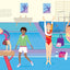 Sticker Dolly Dressing Sports