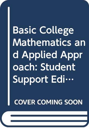Basic College Mathematics: An Applied Approach, Student Support Edition (Mathematics Instructional DVD)