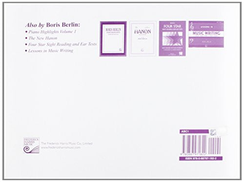 ABC1- ABC of Piano Playing Bk 1 Berlin Latest — back cover