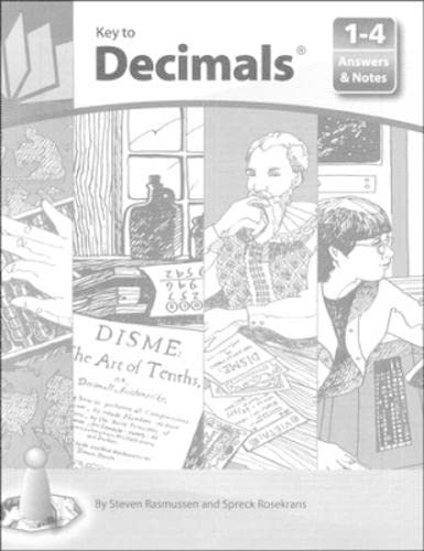 Key to Decimals, Books 1-4, Answers and Notes (KEY TO...WORKBOOKS)