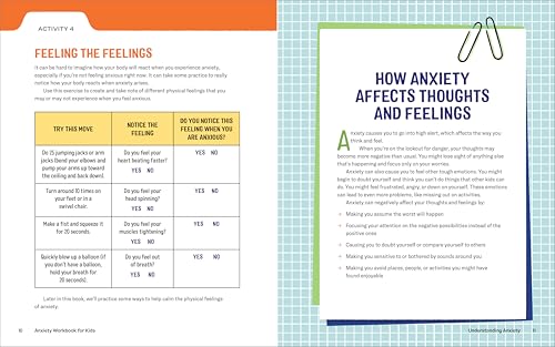 Anxiety Workbook for Kids: 50+ Fun Mindfulness Activities to Feel Calm, Build Awareness, and Be Your Best Self (Health and Wellness Workbooks for Kids)