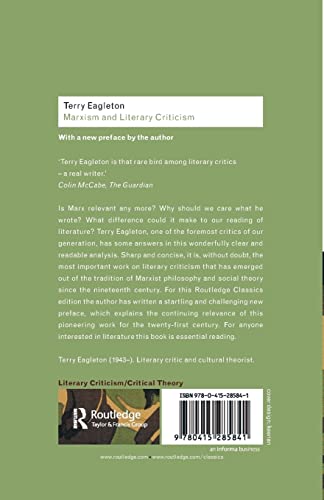 Marxism and Literary Criticism (Routledge Classics (Paperback))
