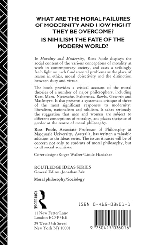 Morality and Modernity (Ideas)