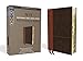 NIV, Personal Size Reference Bible, Large Print, Leathersoft, Tan/Brown, Red Letter, Thumb Indexed, Comfort Print