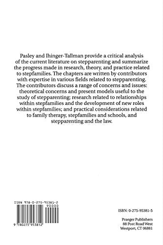 Stepparenting: Issues in Theory, Research, and Practice (Contributions in Sociology (Paperback))