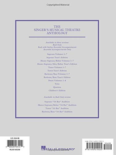 The Singer's Musical Theatre Anthology: Soprano - Volume 6 Smta (Vocal Collection)
