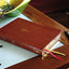 NASB, Thinline Bible, Large Print, Leathersoft, Brown, Red Letter, 1995 Text, Comfort Print