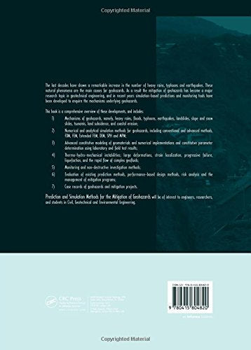 Prediction and Simulation Methods for Geohazard Mitigation: including CD-ROM