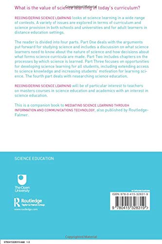 Reconsidering Science Learning