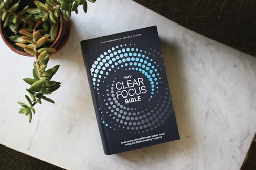 NIrV, Clear Focus Bible, Hardcover, Charcoal/Blue: Read more of the Bible with better focus using the Bionic Reading Method