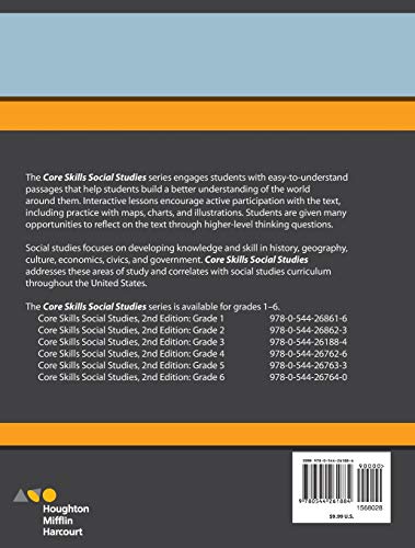 Houghton Mifflin Harcourt Social Studies: Workbook Grade 3