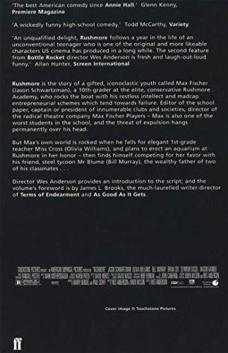 Rushmore: A Screenplay