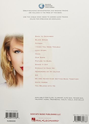 Taylor Swift - 2nd Edition: Violin Play-Along Book/Online Audio (Instrumental Play-Along)