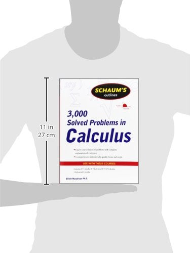 Schaum's 3,000 Solved Problems in Calculus (Schaum's Outlines)