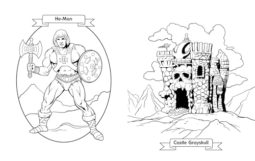 Masters of the Universe: Retro Power! Coloring Book