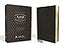 NASB, Single-Column Reference Bible, Wide Margin, Premium Goatskin Leather, Black, Premier Collection, Black Letter, 1995 Text, Art Gilded Edges, Comfort Print