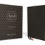 NASB, Single-Column Reference Bible, Wide Margin, Premium Goatskin Leather, Black, Premier Collection, Black Letter, 1995 Text, Art Gilded Edges, Comfort Print