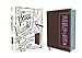 NIV, Beautiful Word Coloring Bible and 8-Pencil Gift Set, Leathersoft, Brown/Purple: Hundreds of Verses to Color
