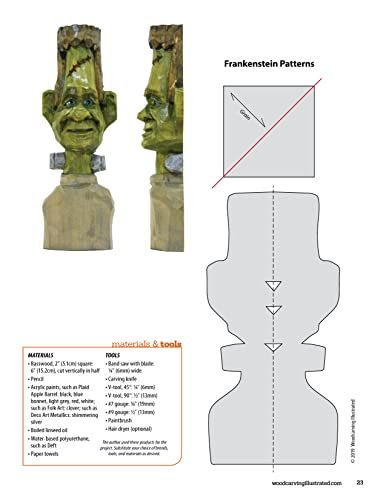 Carving Classic Halloween Monsters: Step-by-Step Instructions and Patterns for Four Fiendishly Friendly Characters (Fox Chapel Publishing)