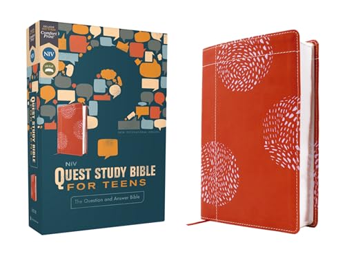 NIV, Quest Study Bible for Teens, Leathersoft, Coral, Comfort Print: The Question and Answer Bible