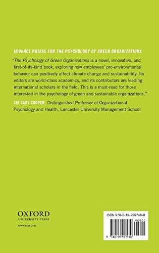 The Psychology of Green Organizations
