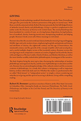 Giving: Charity and Philanthropy in History