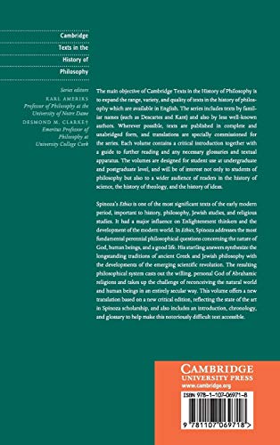 Spinoza: Ethics: Proved in Geometrical Order (Cambridge Texts in the History of Philosophy)