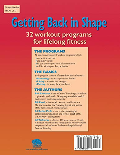 Getting Back in Shape: 32 Workout Programs for Lifelong Fitness