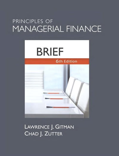 Principles of Managerial Finance