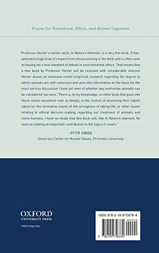 Personhood, Ethics, and Animal Cognition: Situating Animals in Hare's Two Level Utilitarianism