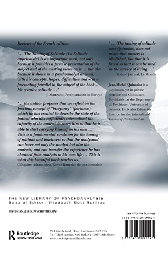 The Taming of Solitude (The New Library of Psychoanalysis)