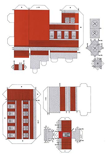 Cut & Assemble Frank Lloyd Wright's Robie House: A Full-Color Paper Model (Dover Children's Activity Books)
