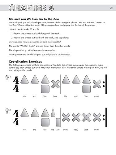 Shape Beats for Kids: A Simple and Fun Approach to Learning Drums, Book & Online Audio/Software