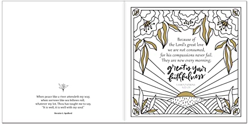 New Mercies I See: An Inspirational Coloring Book to Reduce Anxiety and Grow Your Faith (Coloring Faith)