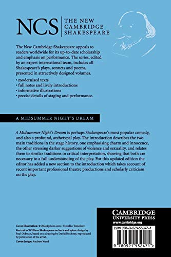 A Midsummer Night's Dream (The New Cambridge Shakespeare)