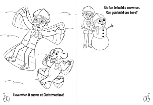 Blippi: A Very Merry Blippi Christmas (Color & Activity with Crayons)