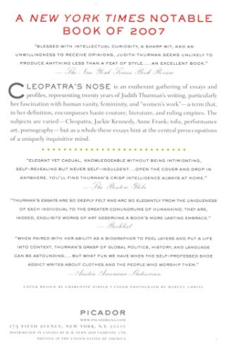 Cleopatra's Nose: 39 Varieties of Desire