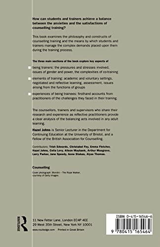 Balancing Acts (Studies in Counselling Training)