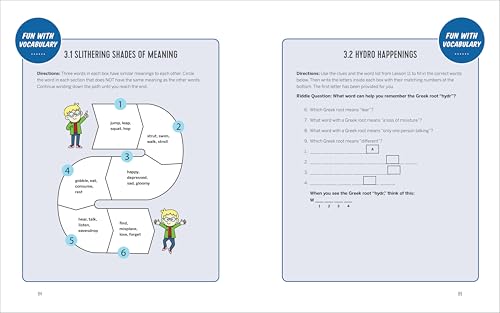 The Vocabulary Workbook for Grades 3, 4, and 5: 120+ Simple Exercises to Improve Reading, Spelling, and Word Usage (English Grammar Workbooks)