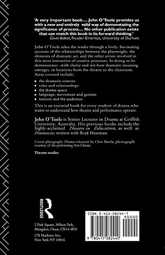 The Process of Drama: Negotiating Art and Meaning (Annual; 1991-92)