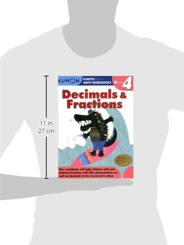 Kumon Grade 4 Decimals & Fractions (Kumon Math Workbooks)