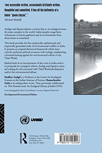 Ecology and Equity: The Use and Abuse of Nature in Contemporary India (Note Series; 223)