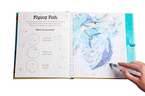 Magical Water Painting: Under the Sea: (Art Activity Book, Books for Family Travel, Kids' Coloring Books, Magic Color and Fade) (iSeek)